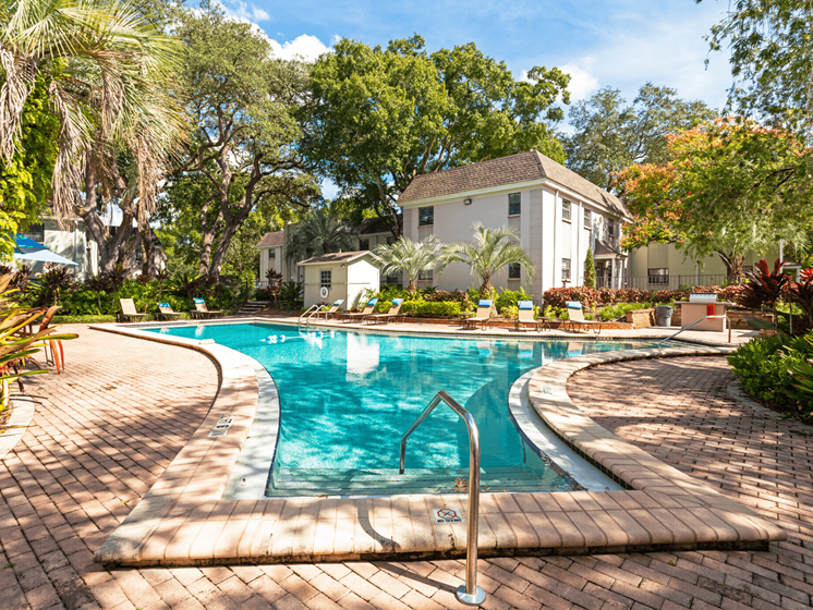 Swimming Pool With Relaxing Sundecks at The Flats at Seminole Heights, Tampa, FL, 33603